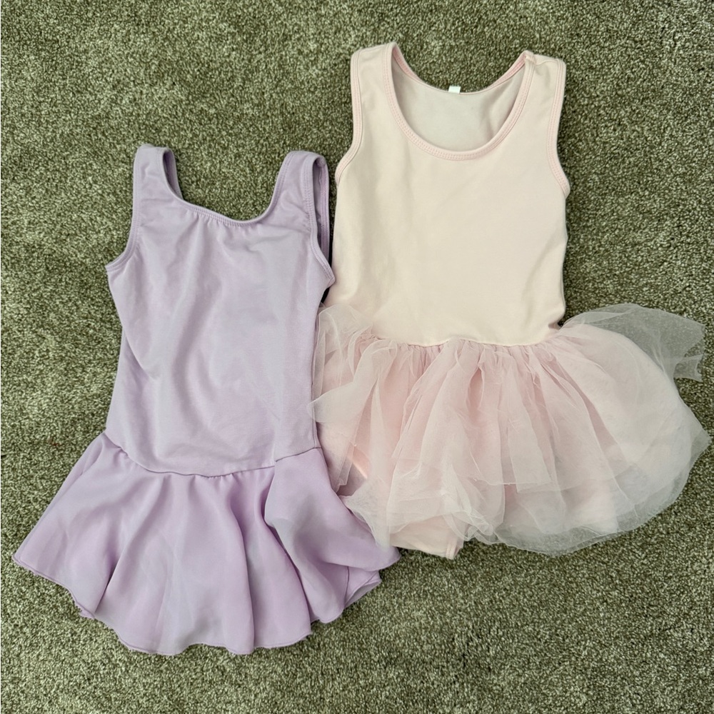 Adorable Tiny Dancer Ballet Bundle - Soft Pink & Lavender in size 4-6, 90